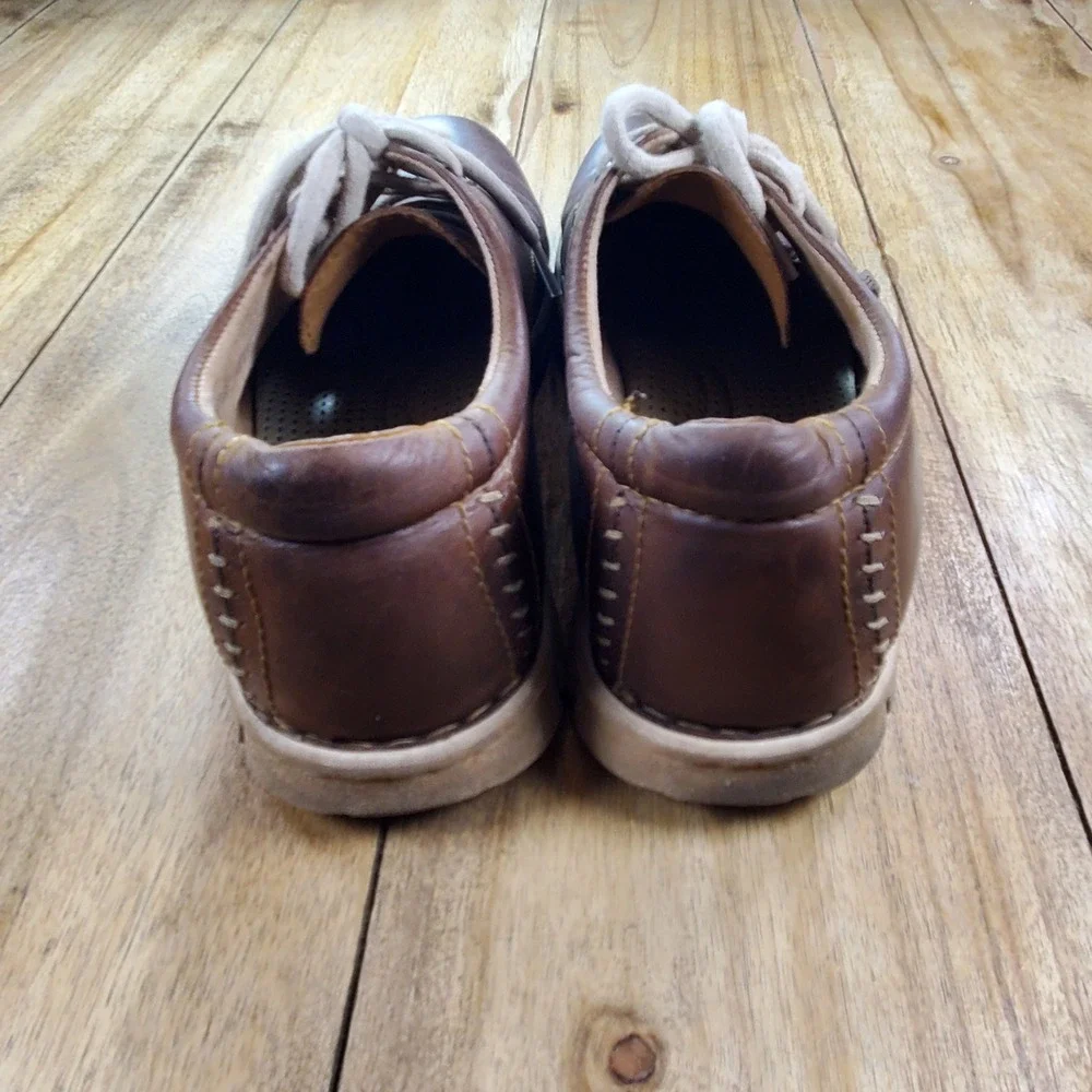 Born Oxford Shoes Mens 14 Brown Leather Handcrafted Casual Comfort H47423